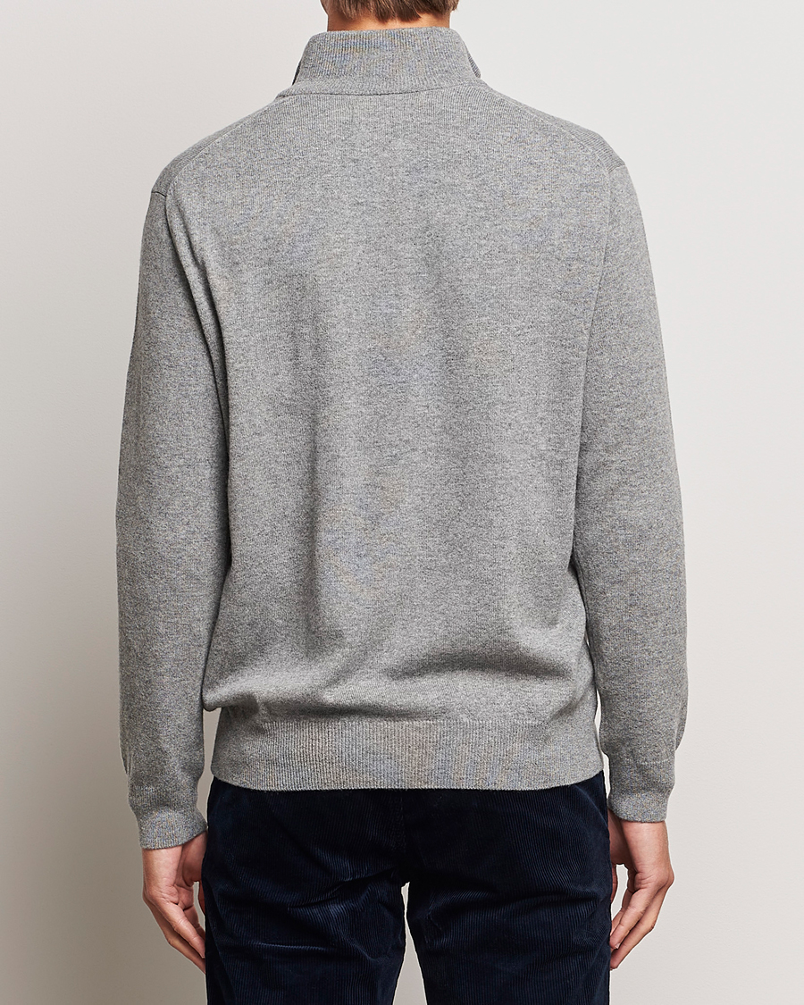 Herren | Pullover | Polo Ralph Lauren | Merino Half-Zip Sweater Fawn Grey Heather