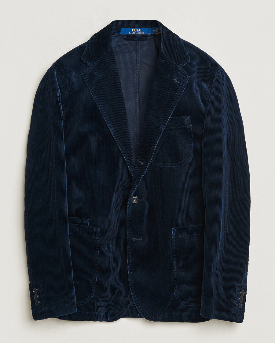 Herren | Sakkos | Polo Ralph Lauren | Corduroy Stretch Blazer Aviator Navy