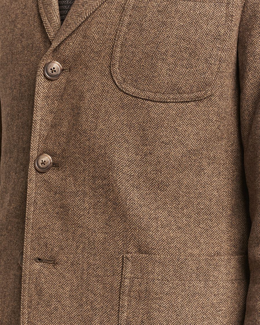 Herren | Sakkos | Polo Ralph Lauren | Classic Herringbone Sportcoat Brown/Tan