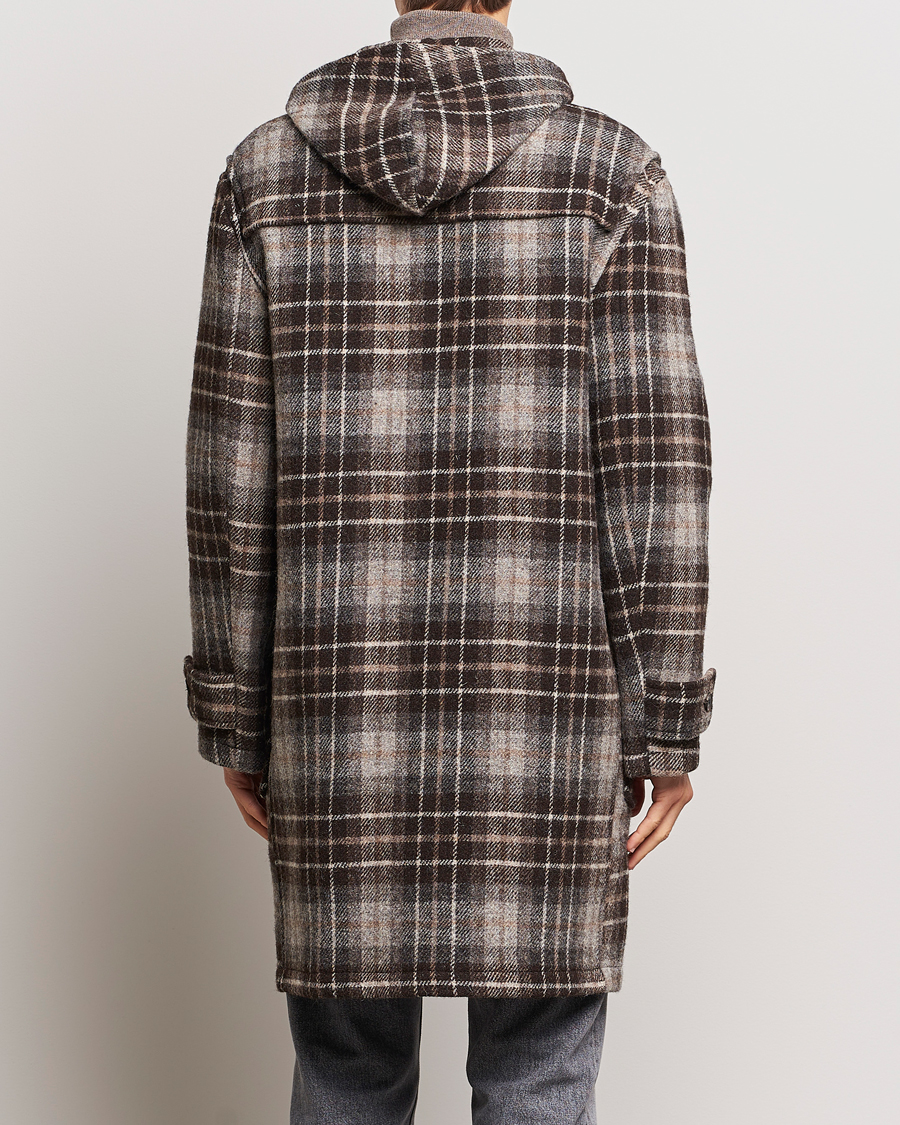 Herren | Jacken | Gloverall | De Bonne Facutre Wool Duffle Coat Black/Grey