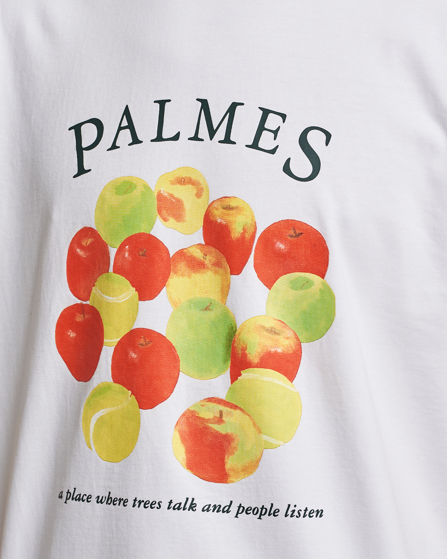 Herren | T-Shirts | Palmes | Apples T-Shirt White