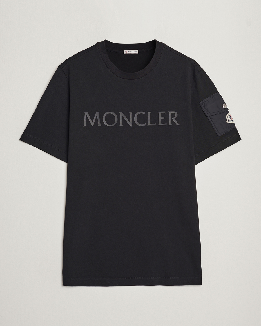Herren | T-Shirts | Moncler | Sleeve Pocket T-shirt Black