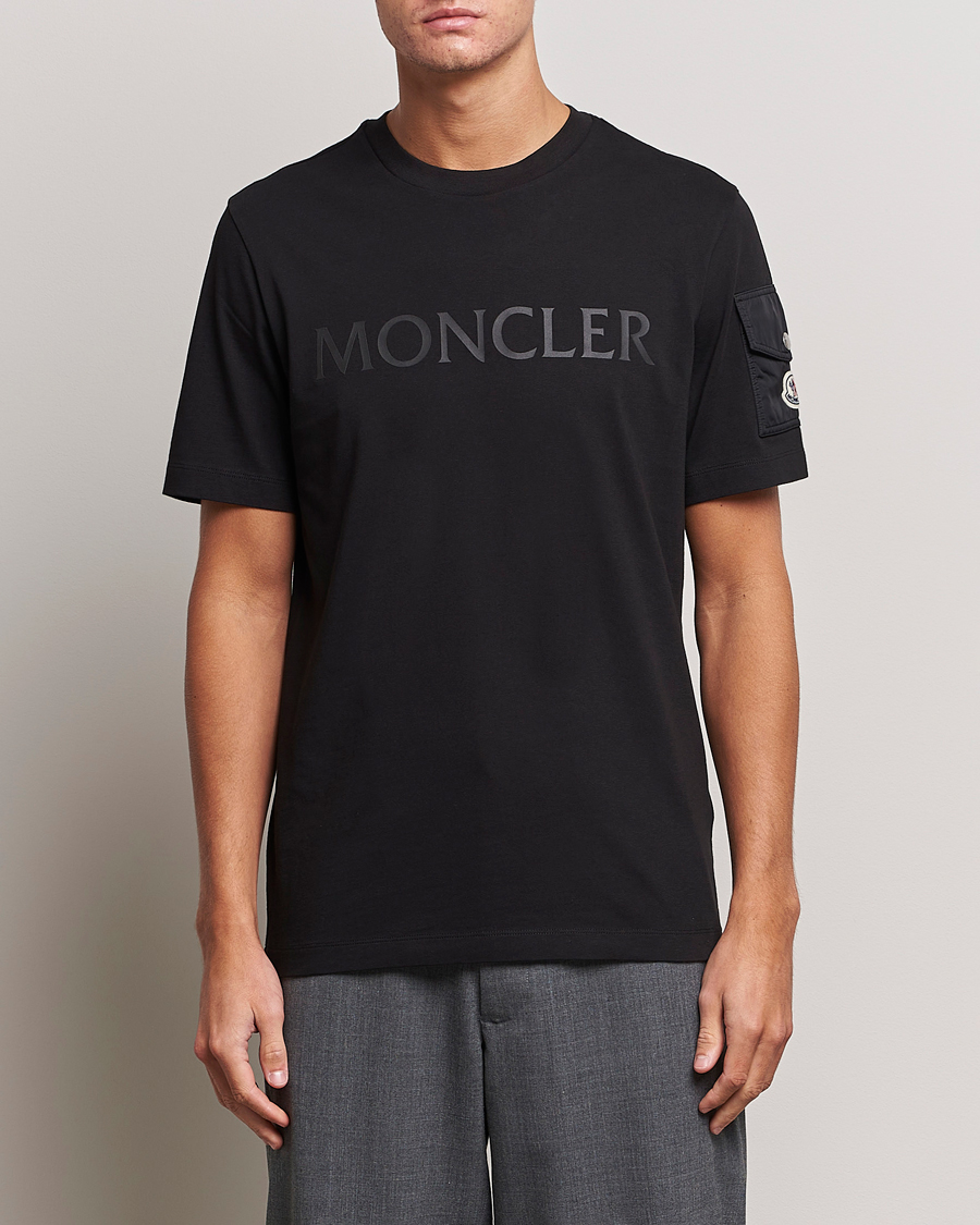 Herren | T-Shirts | Moncler | Sleeve Pocket T-shirt Black