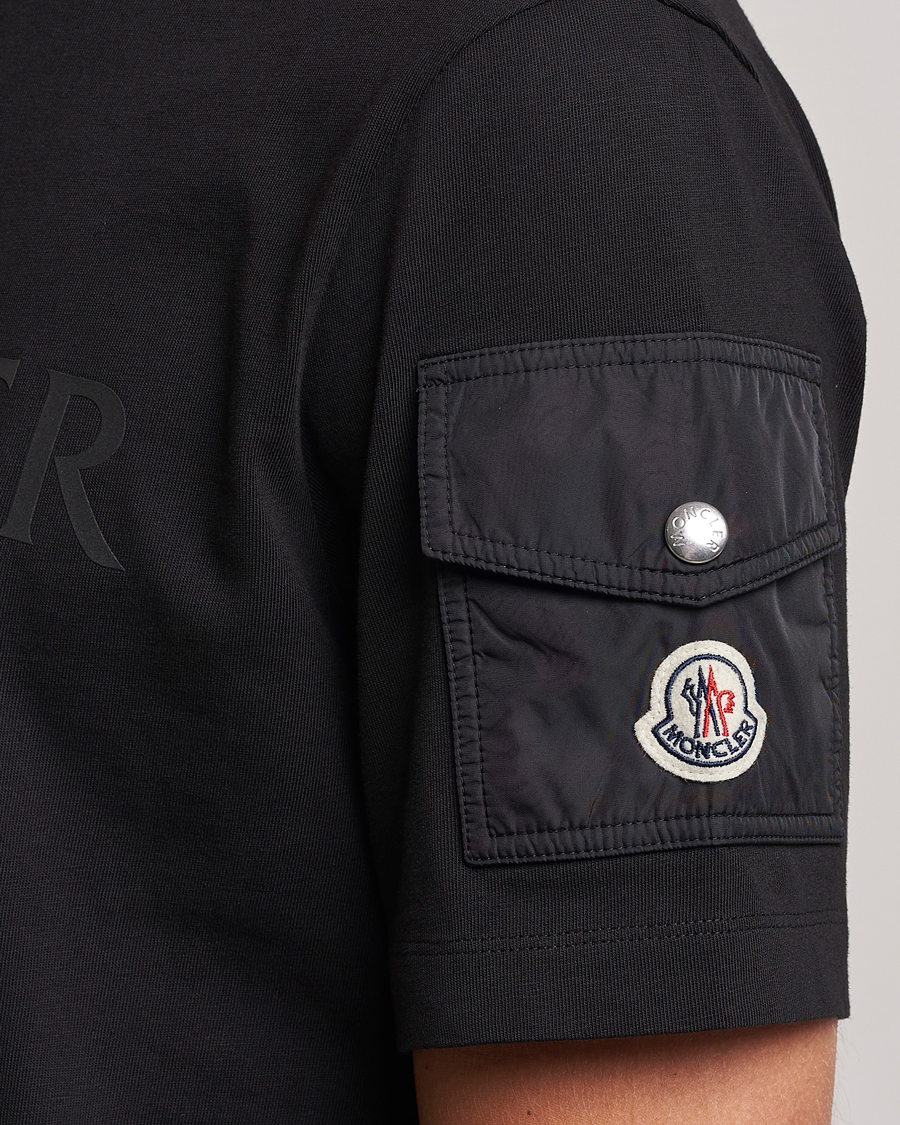 Herren | T-Shirts | Moncler | Sleeve Pocket T-shirt Black