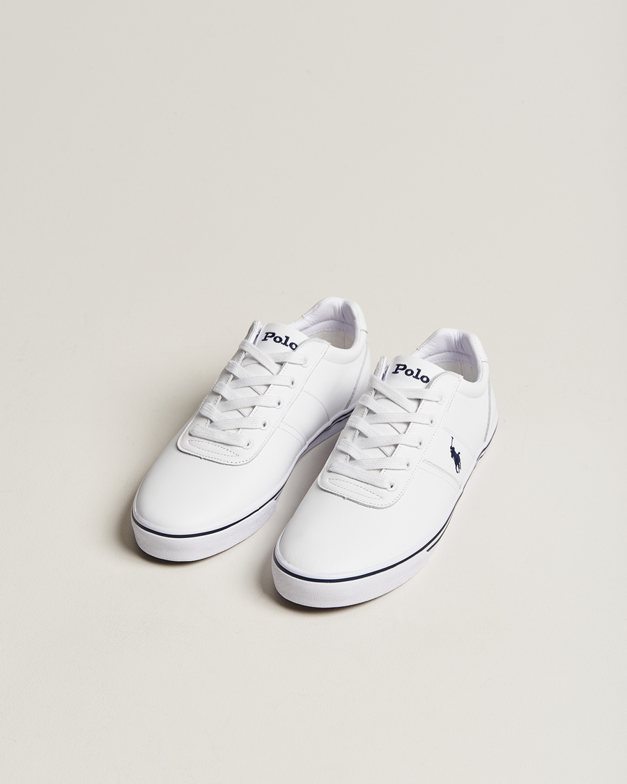 Herren | Weiße Sneakers | Polo Ralph Lauren | Hanford Leather Sneaker Ceramic White