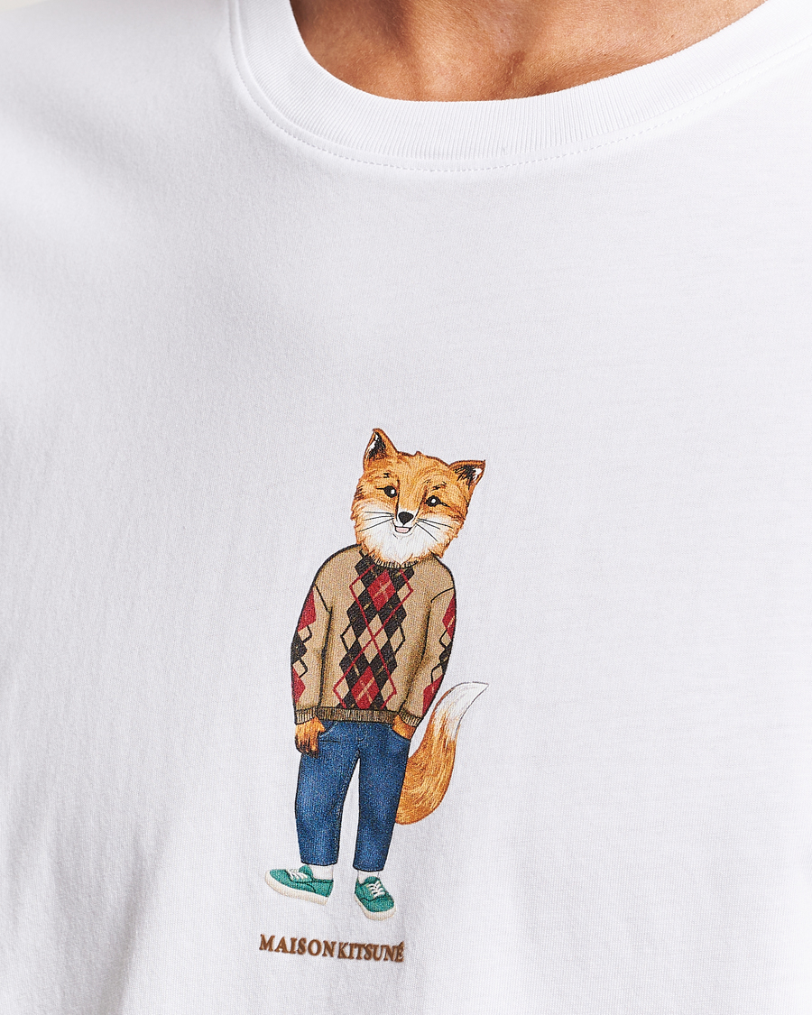 Herren | T-Shirts | Maison Kitsuné | Dressed Fox T-Shirt White