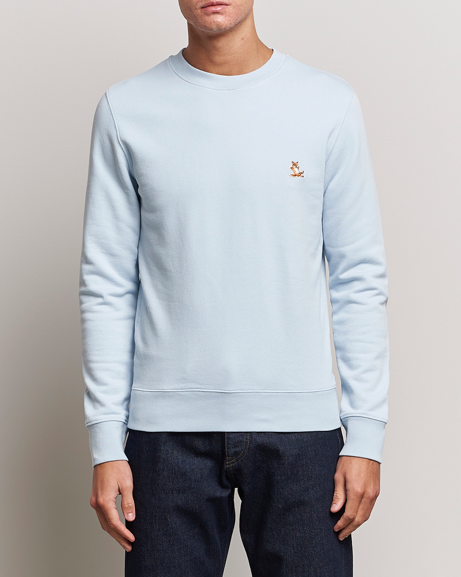 Herren | Kleidung | Maison Kitsuné | Chillax Crew Neck Sweatshirt Sky Blue