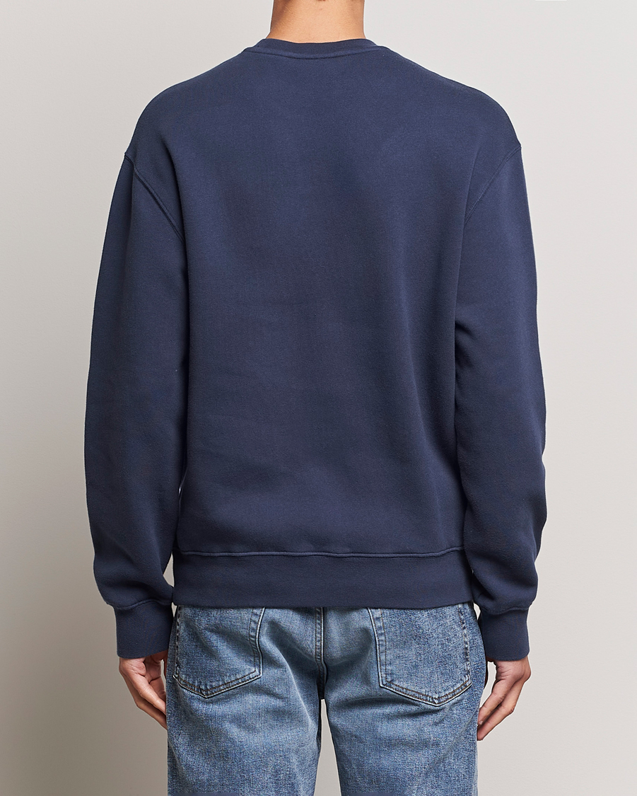 Herren | Pullover | Maison Kitsuné | Tonal Fox Head Sweatshirt Ink Blue