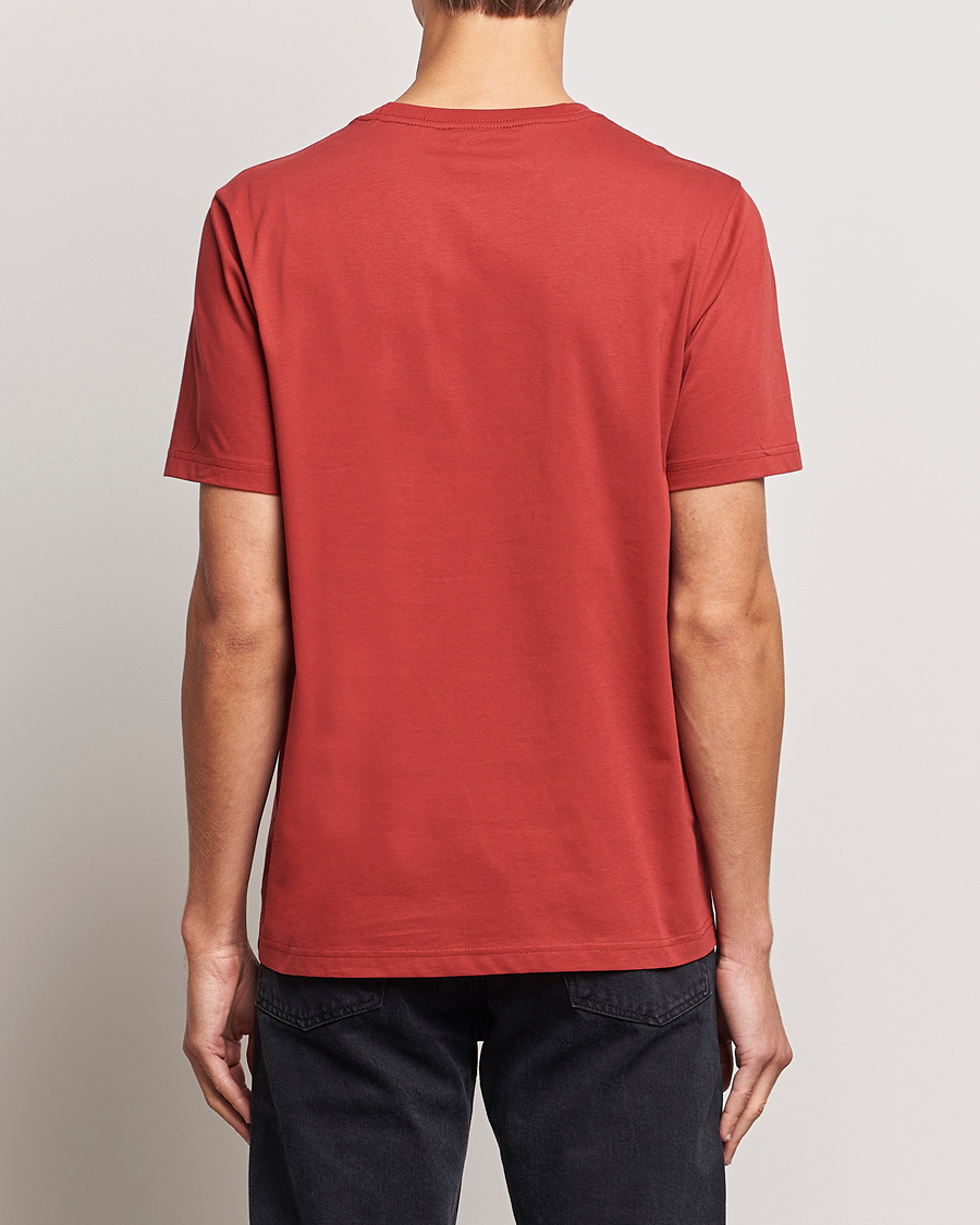 Herren | T-Shirts | PS Paul Smith | Organic Cotton Zebra T-Shirt Dark Red