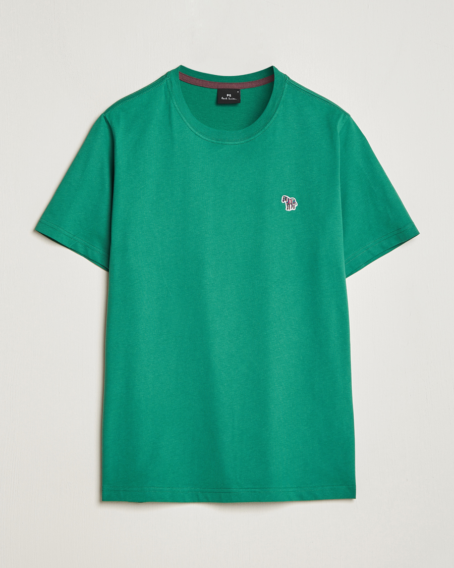 Herren | T-Shirts | PS Paul Smith | Organic Cotton Zebra T-Shirt Green