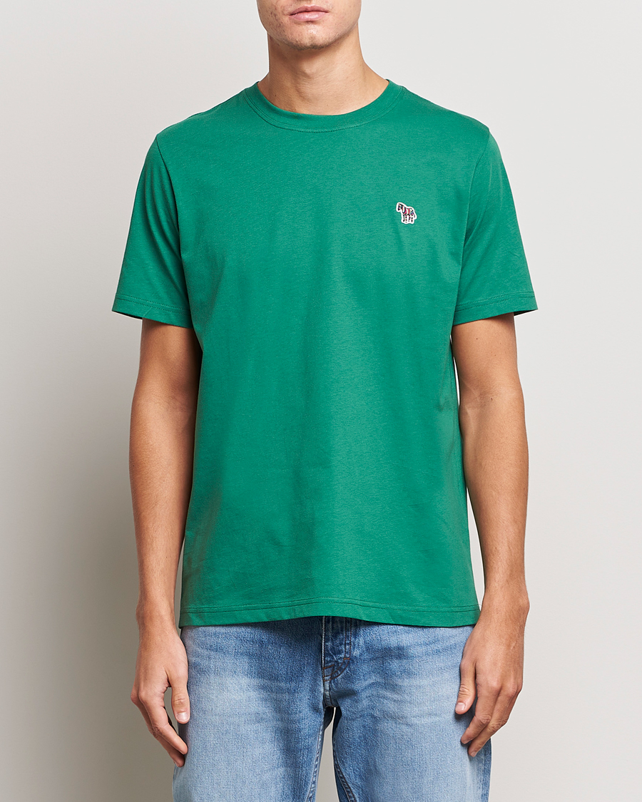 Herren | T-Shirts | PS Paul Smith | Organic Cotton Zebra T-Shirt Green