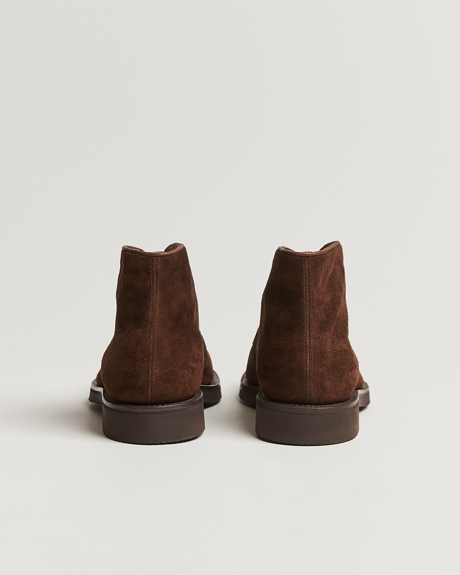 Herren | John Lobb Hackney Chukka Boots Dark Brown Suede | John Lobb | Hackney Chukka Boots Dark Brown Suede
