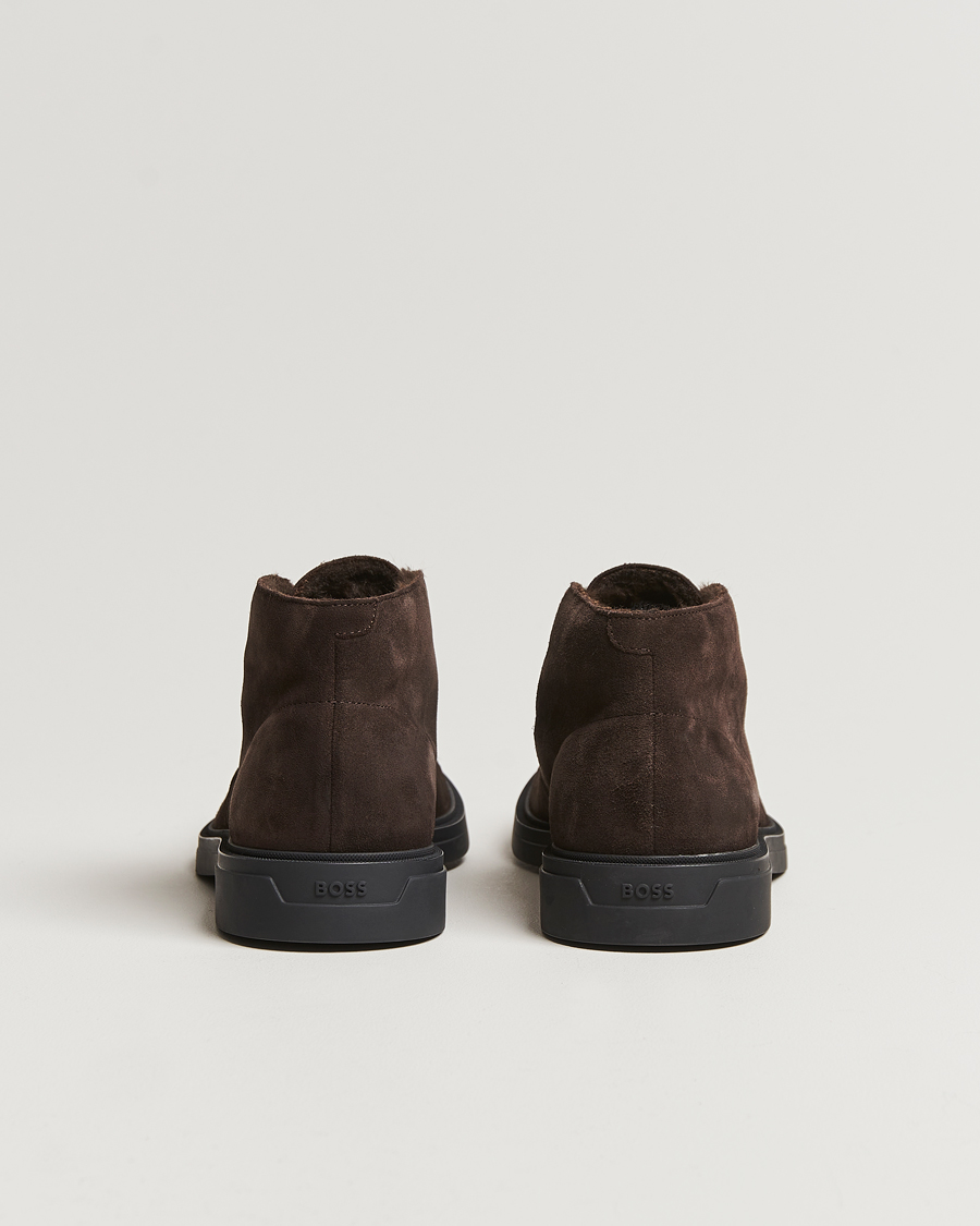 Herren | BOSS BLACK Calev Suede Chukka Boot Dark Brown | BOSS BLACK | Calev Suede Chukka Boot Dark Brown