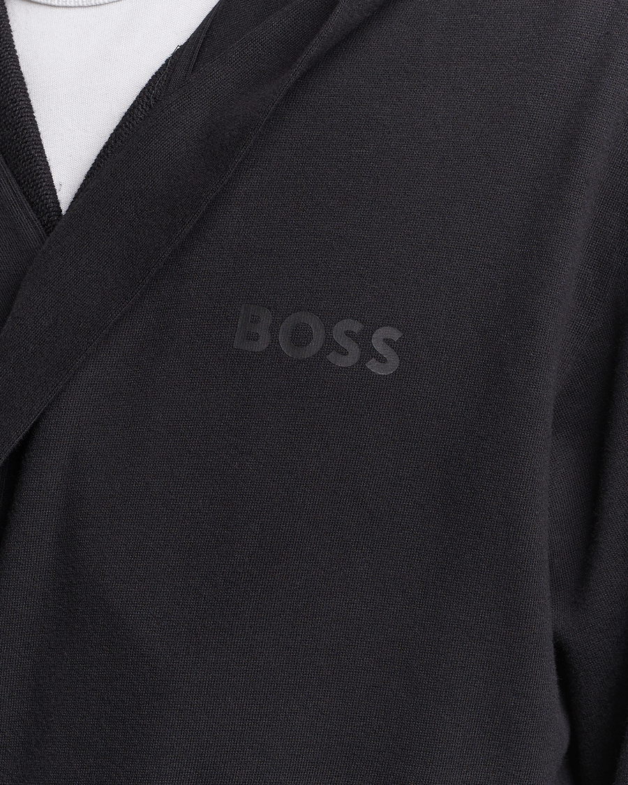 Herren | Schlafanzüge & Bademäntel | BOSS BLACK | Iconic Terry Robe Black