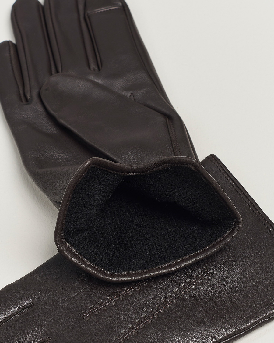 Herren | BOSS BLACK Hainz Leather Gloves Medium Brown | BOSS BLACK | Hainz Leather Gloves Medium Brown