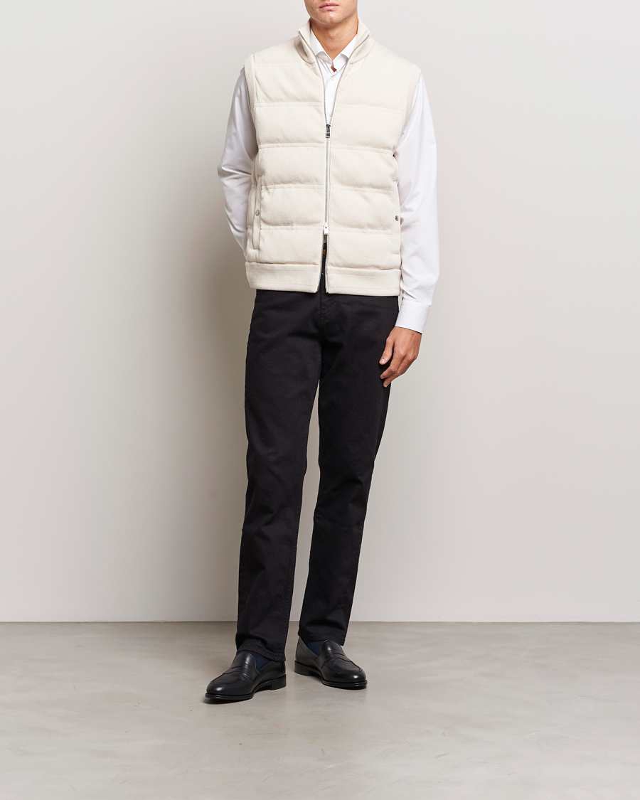 Herren | Jacken | BOSS BLACK | Mandolino Corduroy Vest Open White
