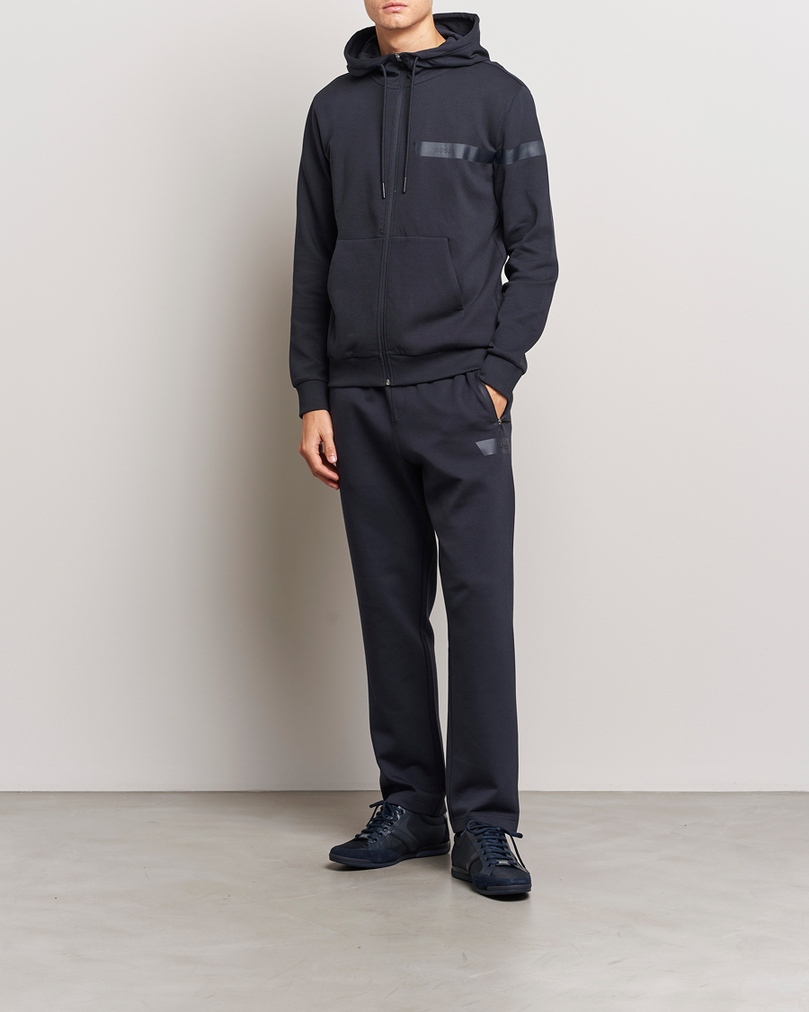 Herren | Pullover | BOSS GREEN | Saggy Full Zip Hoodie Dark Blue