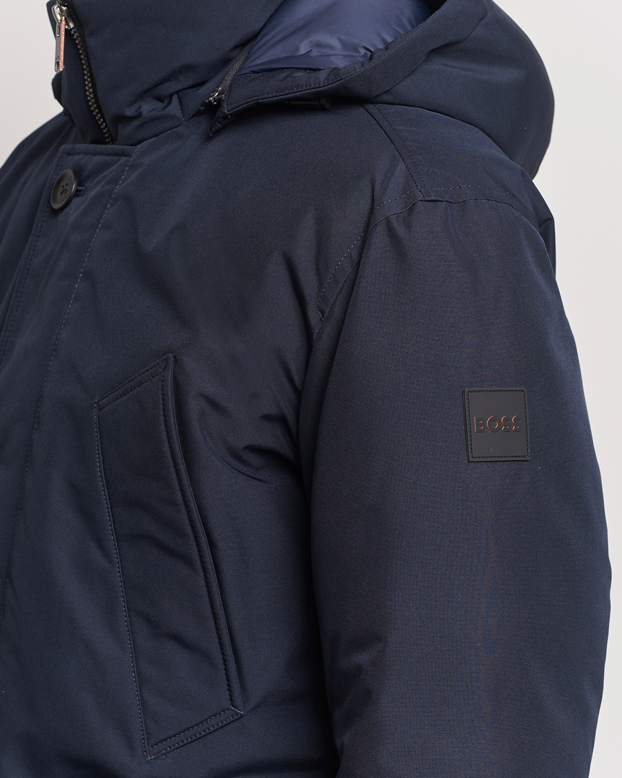 Herren | Jacken | BOSS ORANGE | Osiass Parka Dark Blue