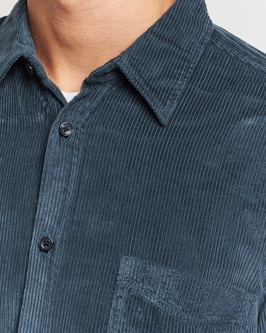 Herren | Hemden | BOSS ORANGE | Relegant Corduroy Shirt Open Green