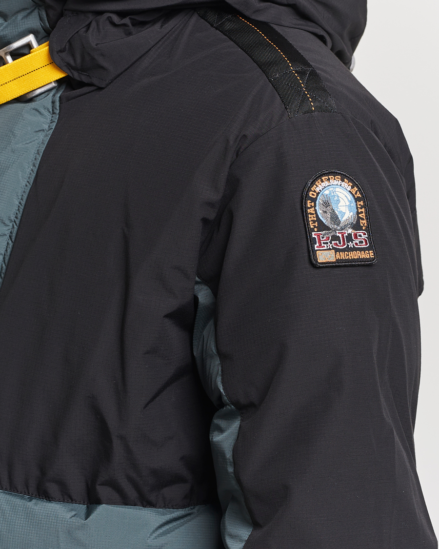 Herren | Jacken | Parajumpers | Ronin Foul Weather Down Parka Black/Green Gables