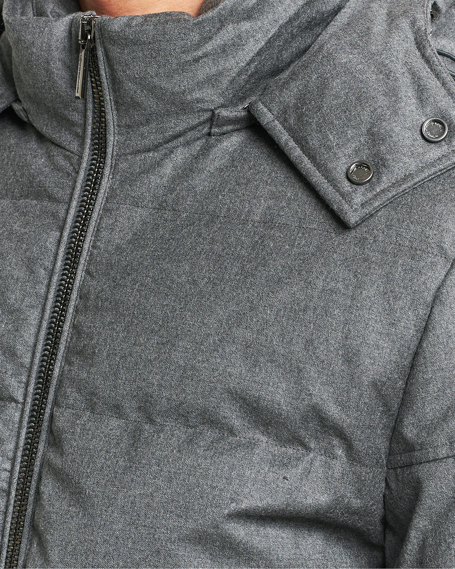 Herren | Jacken | MooRER | Brett Wool/Cashmere Hooded Jacket Grey