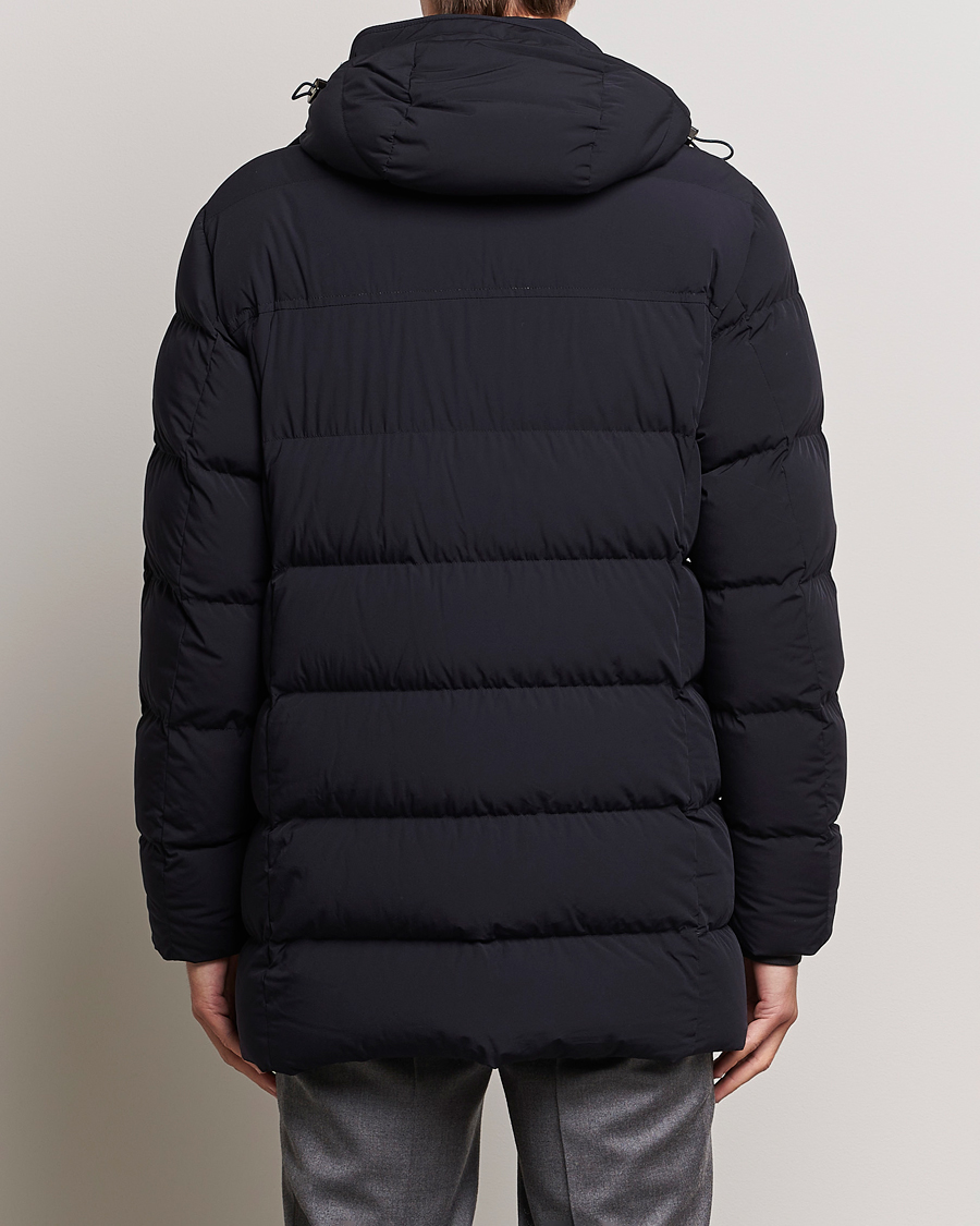 Herren | Jacken | MooRER | Gorner Water resistant Nylon Parka Navy