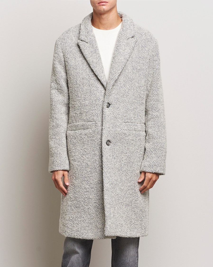 Herren | Jacken | NN07 | Fulvio Herringbone Coat Ecru