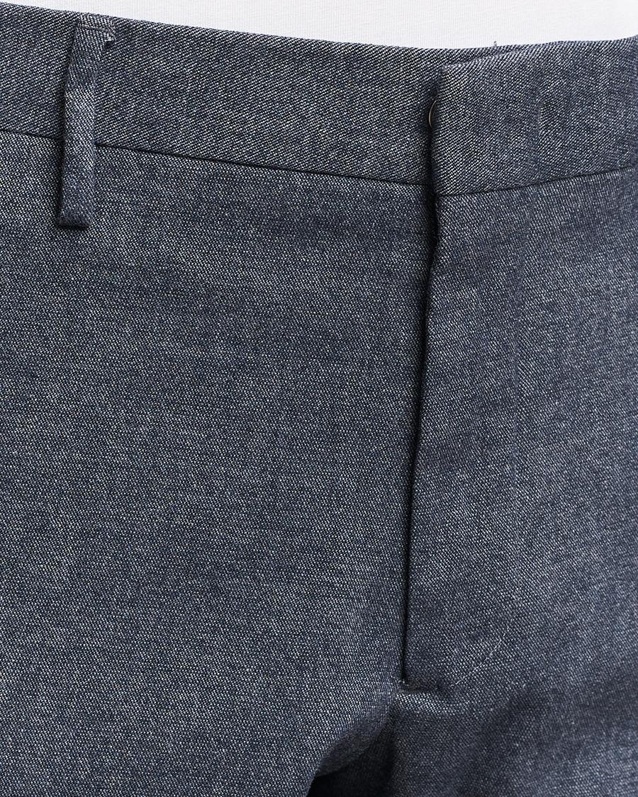 Herren | Hosen | NN07 | Theo Brushed Cotton Trousers Navy Blue