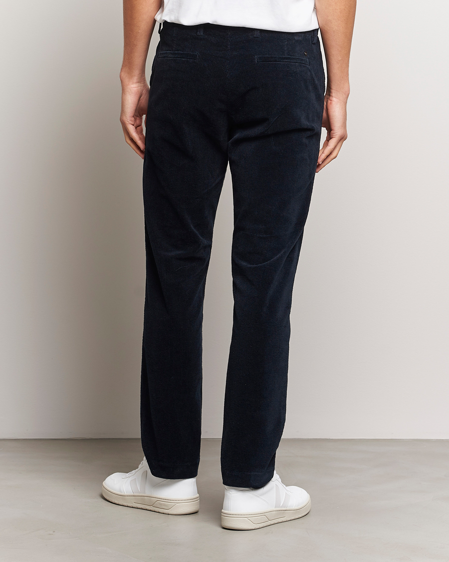 Herren | Hosen | NN07 | Theo Regular Fit Corduroy Chinos Navy Blue