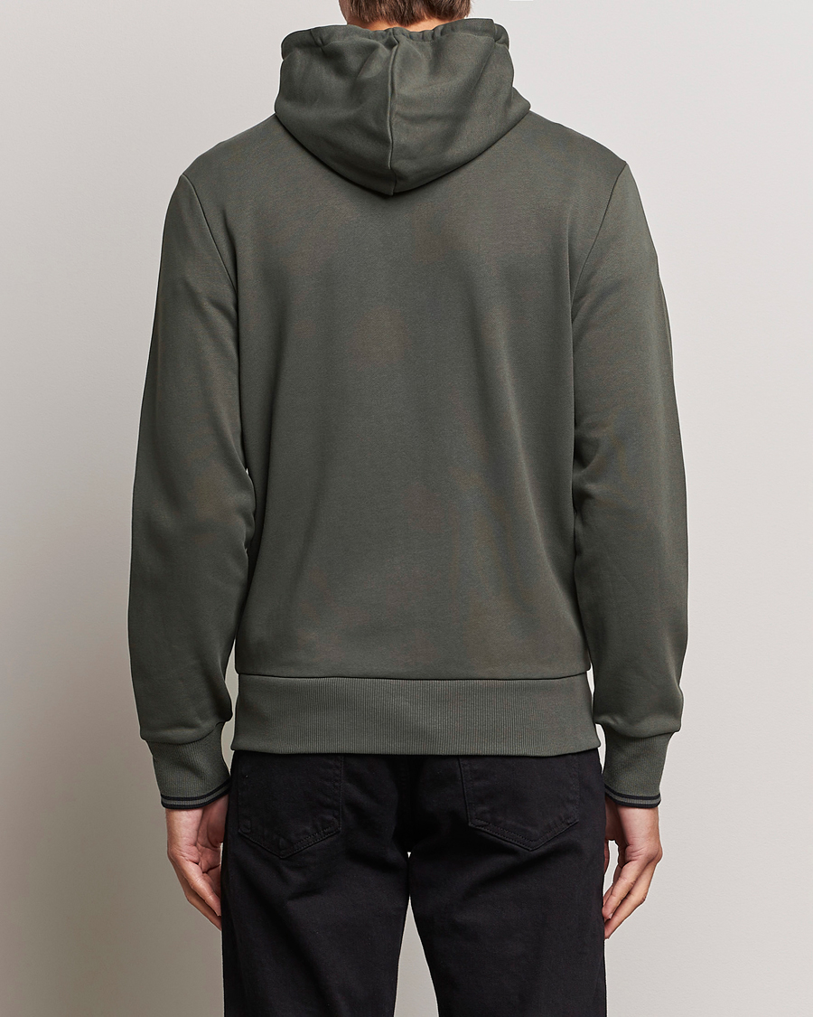 Herren | Pullover | Fred Perry | Hooded Zip Sweatshirt Field Green
