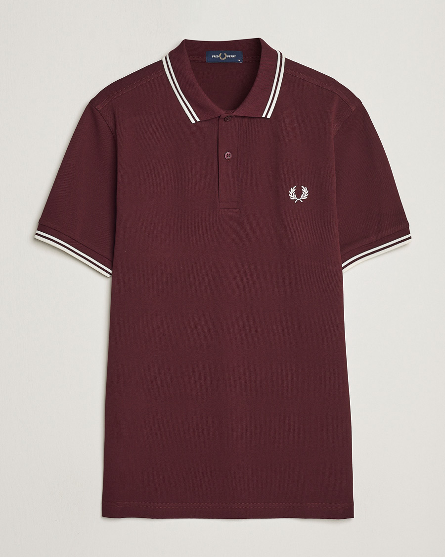 Herren | Poloshirts | Fred Perry | Twin Tipped Polo Shirt Oxblood
