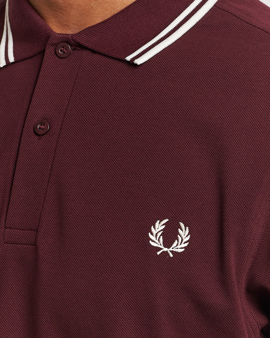 Herren | Poloshirts | Fred Perry | Twin Tipped Polo Shirt Oxblood
