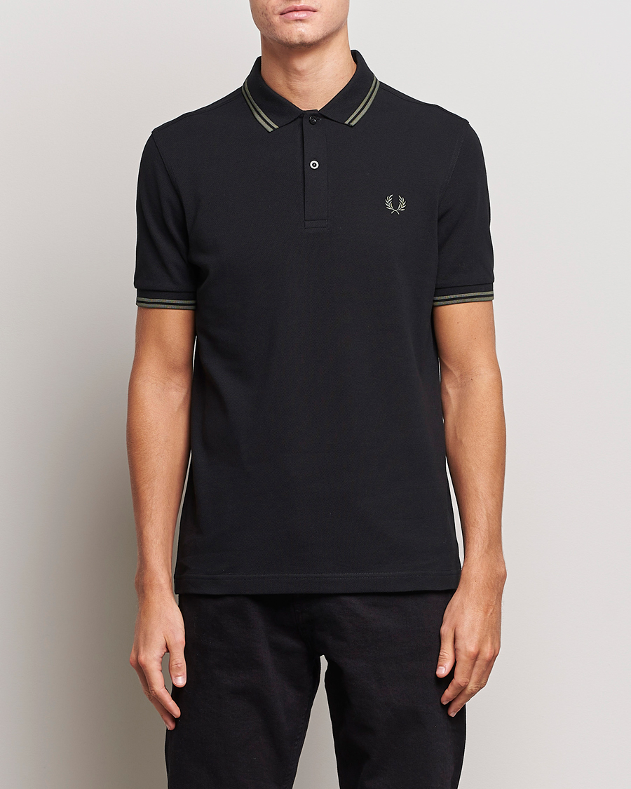 Herren | Poloshirts | Fred Perry | Twin Tipped Polo Shirt Black