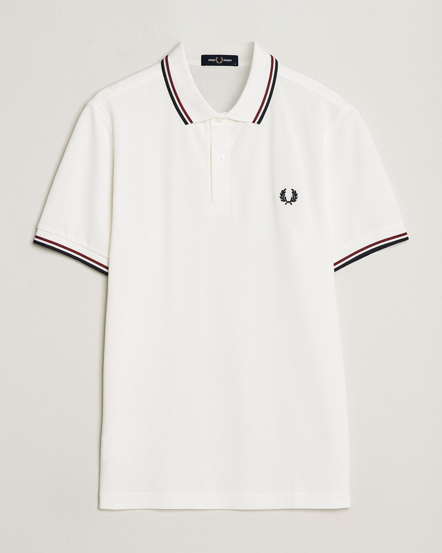 Herren | Poloshirts | Fred Perry | Twin Tipped Polo Shirt Snow White