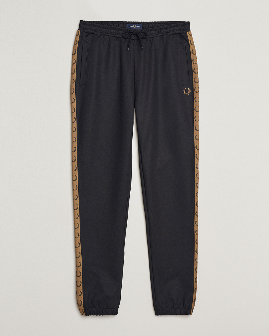 Herren | Hosen | Fred Perry | Taped Track Pants Black