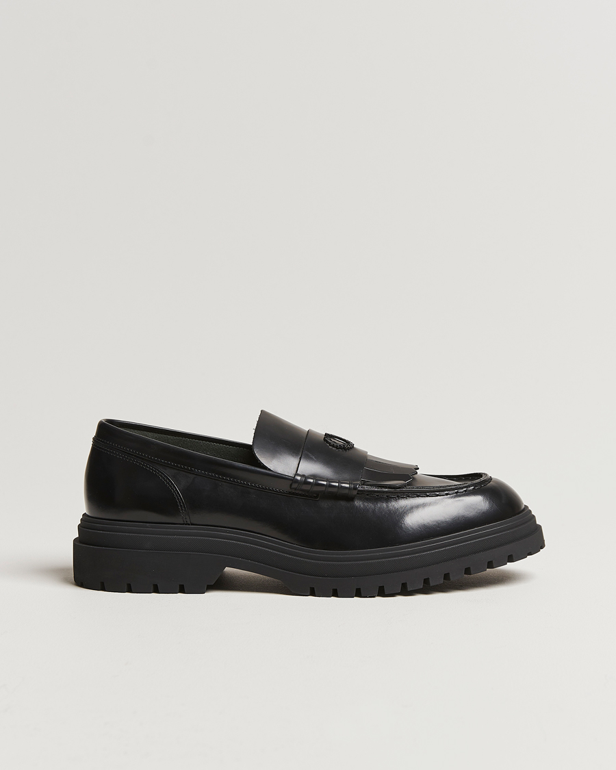 Herren | Fred Perry FP Leather Loafer Black | Fred Perry | FP Leather Loafer Black