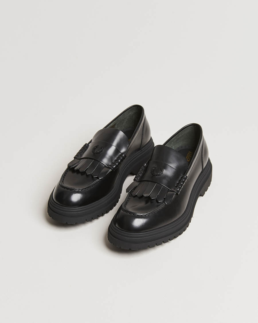 Herren | Fred Perry FP Leather Loafer Black | Fred Perry | FP Leather Loafer Black