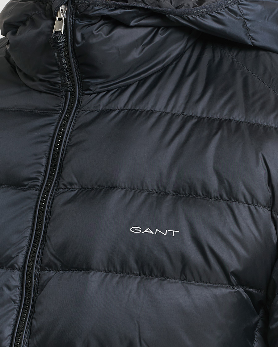 Herren | Jacken | GANT | Light Down Hooded Jacket Black
