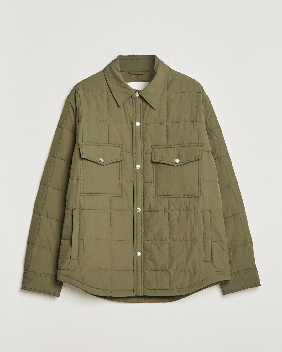 Herren | Jacken | GANT | Quilted Shirt Jacket Calamata Green