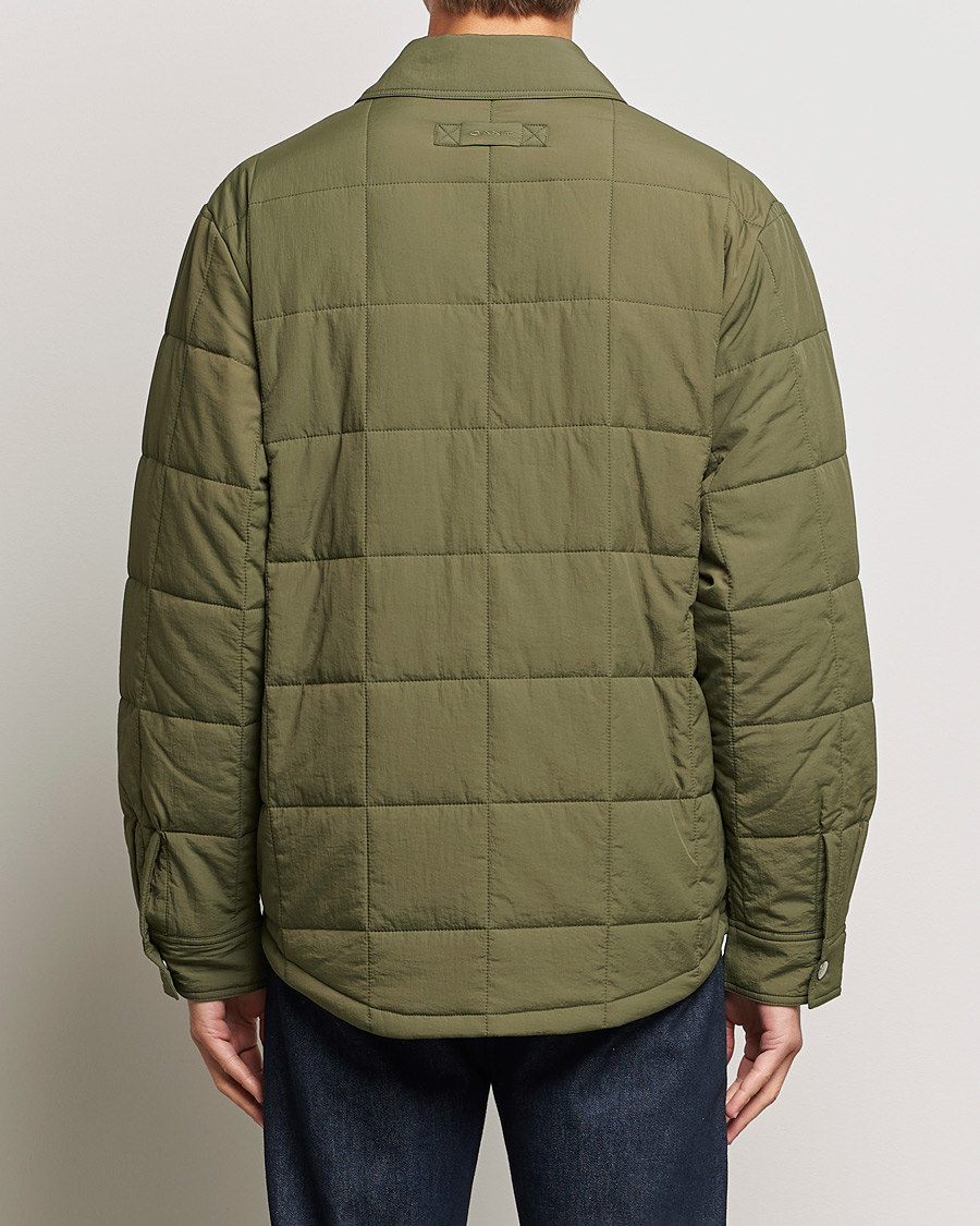 Herren | Jacken | GANT | Quilted Shirt Jacket Calamata Green