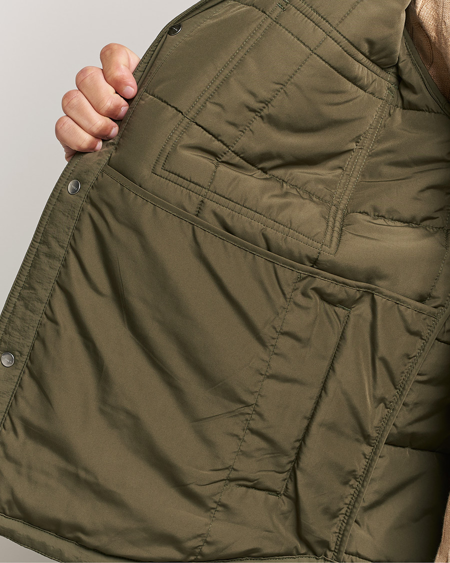 Herren | Jacken | GANT | Quilted Shirt Jacket Calamata Green