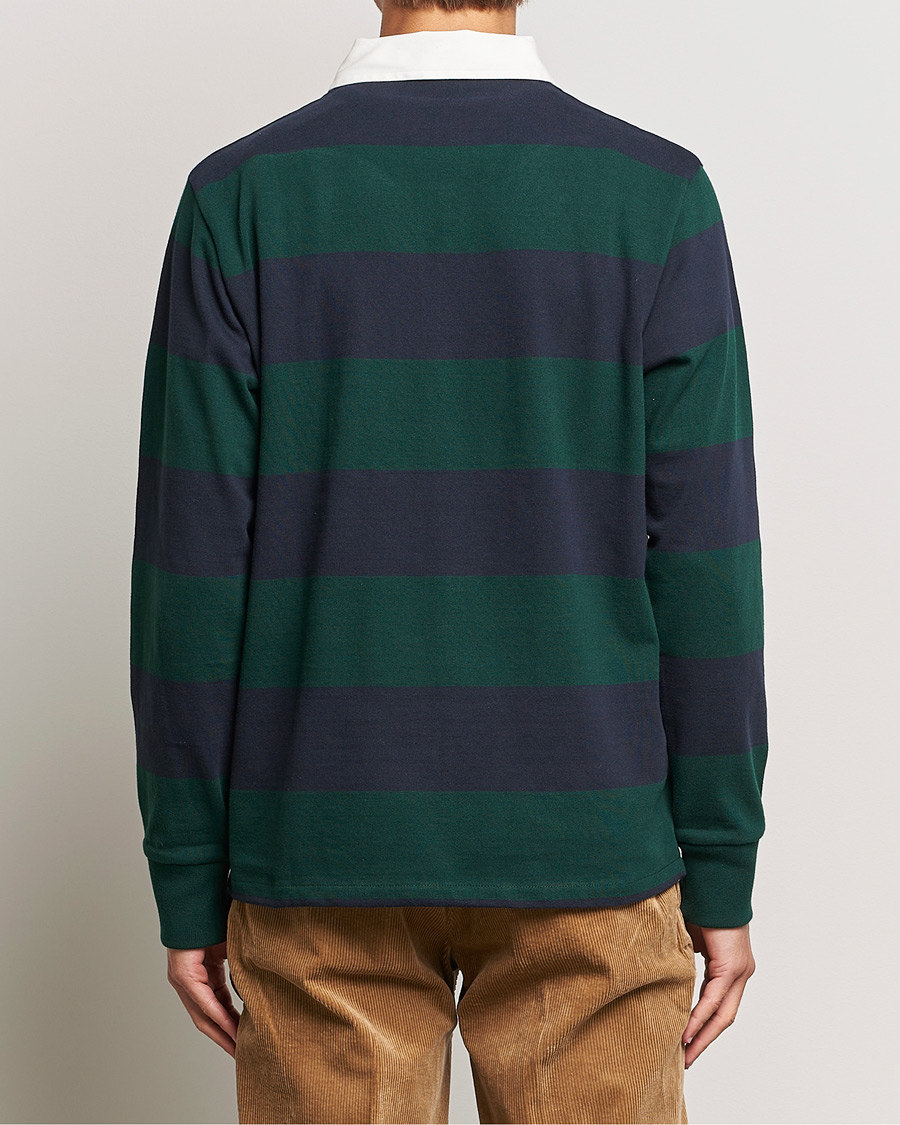 Herren | Pullover | GANT | Original Barstripe Heavy Rugger Tartan Green