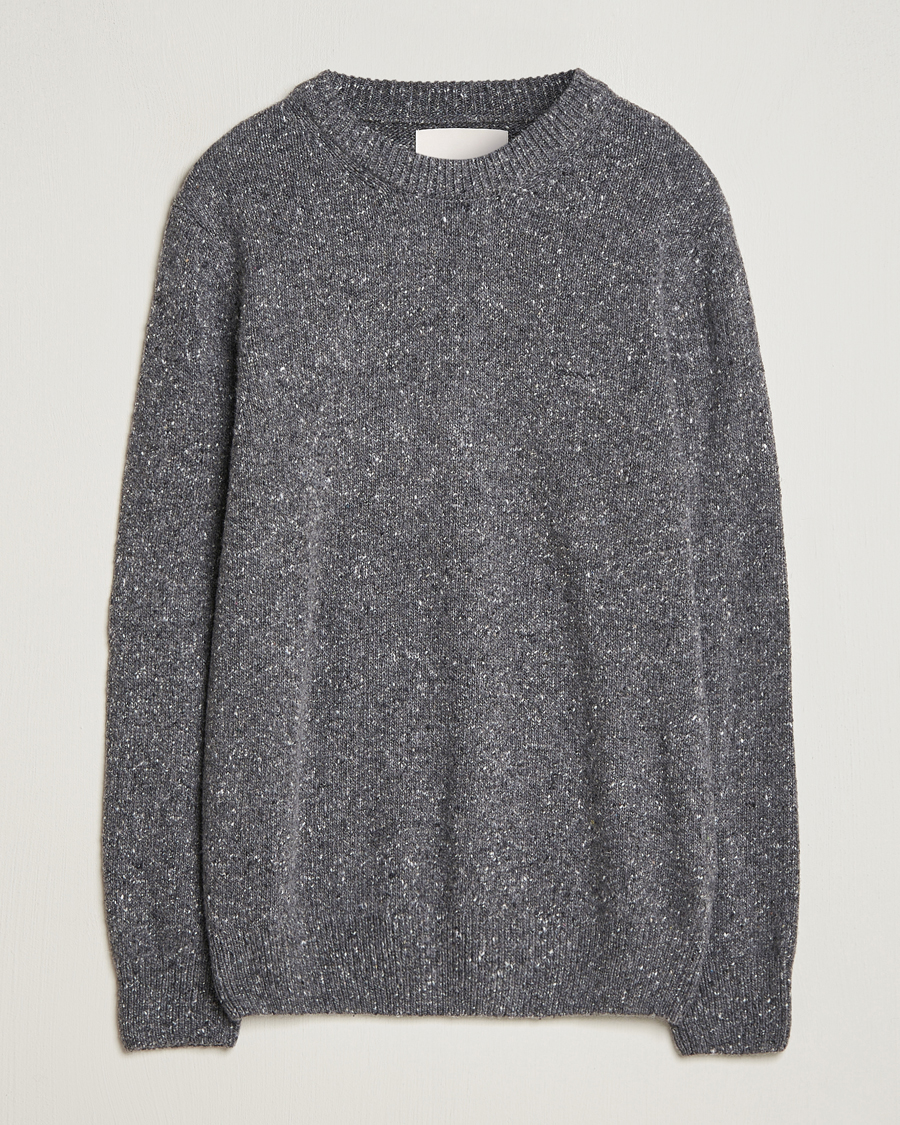Herren | Pullover | GANT | Neps Donegal Crew Neck Sweater Antracite