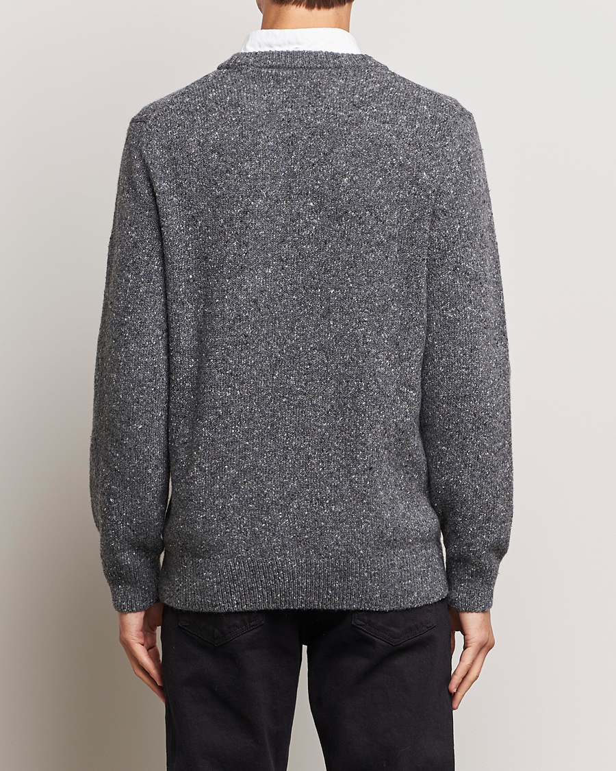 Herren | Pullover | GANT | Neps Donegal Crew Neck Sweater Antracite