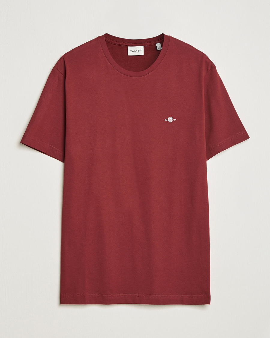 Herren | T-Shirts | GANT | The Original T-shirt Plumped Red