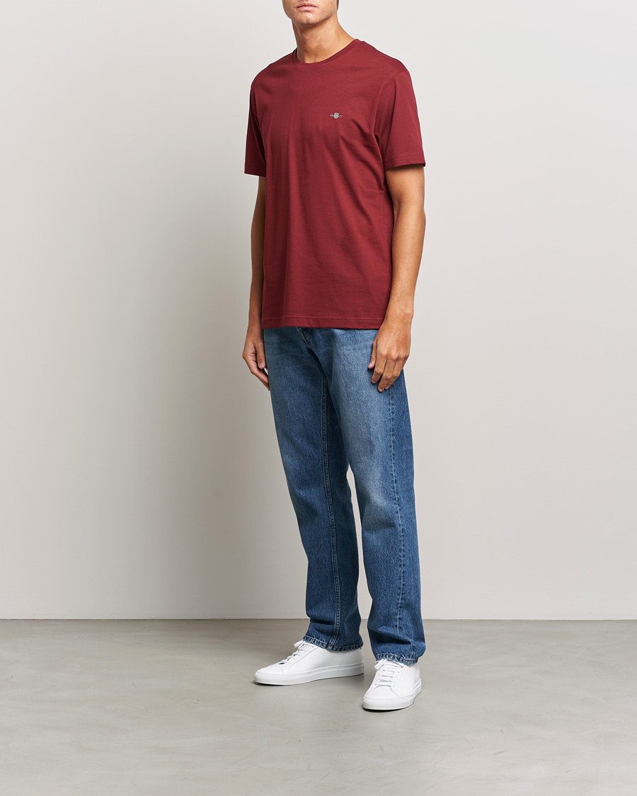 Herren | T-Shirts | GANT | The Original T-shirt Plumped Red