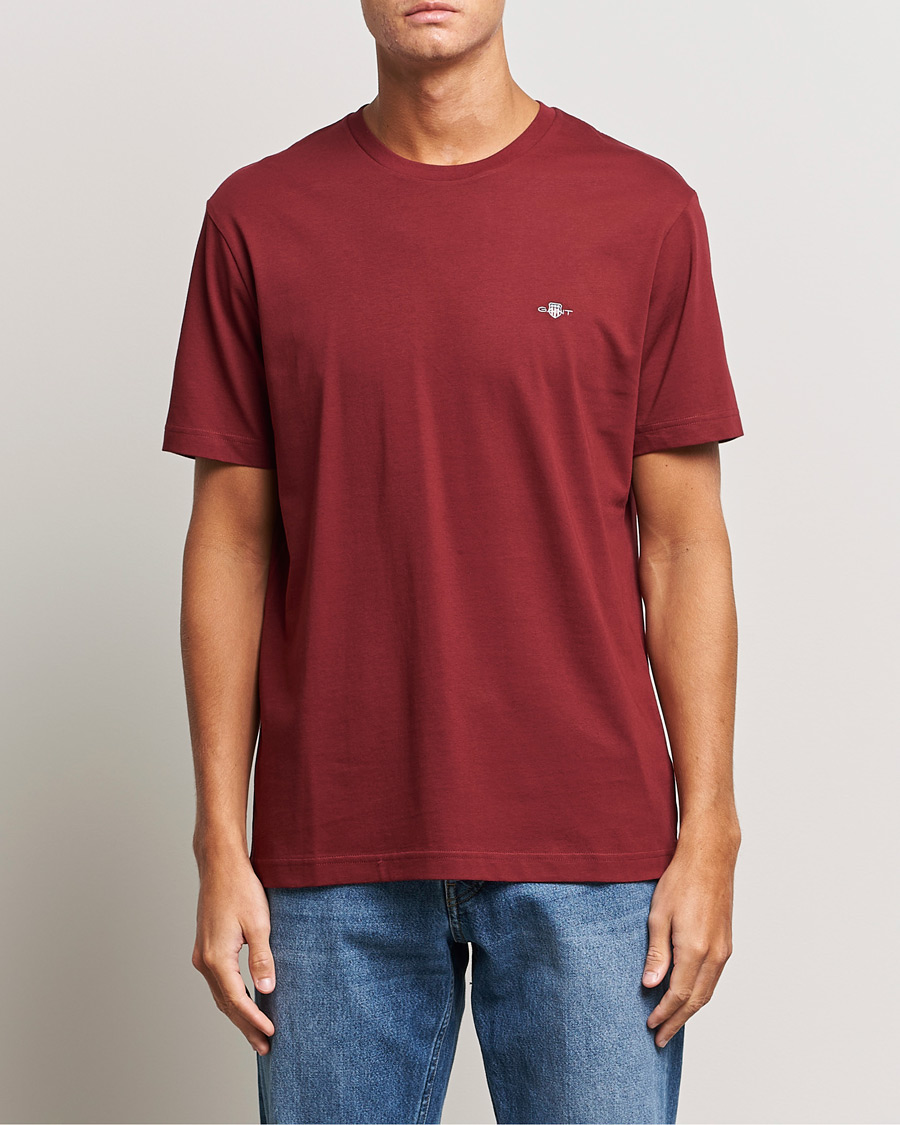 Herren | T-Shirts | GANT | The Original T-shirt Plumped Red