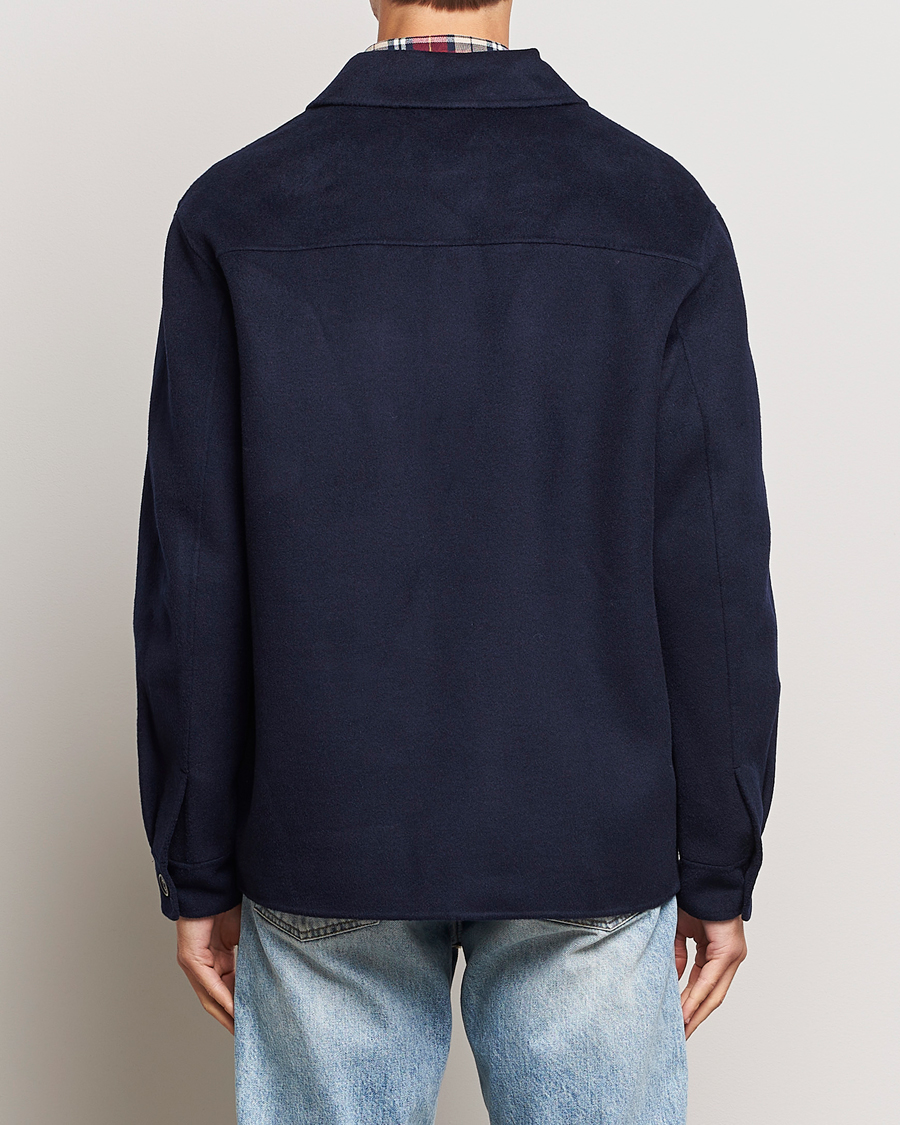 Herren | Jacken | GANT | Wool Pocket Shirt Jacket Evening Blue