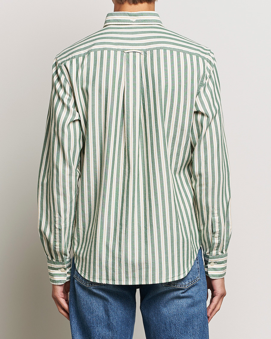 Herren | Hemden | GANT | Regular Fit Archive Oxford Striped Shirt Forest Green