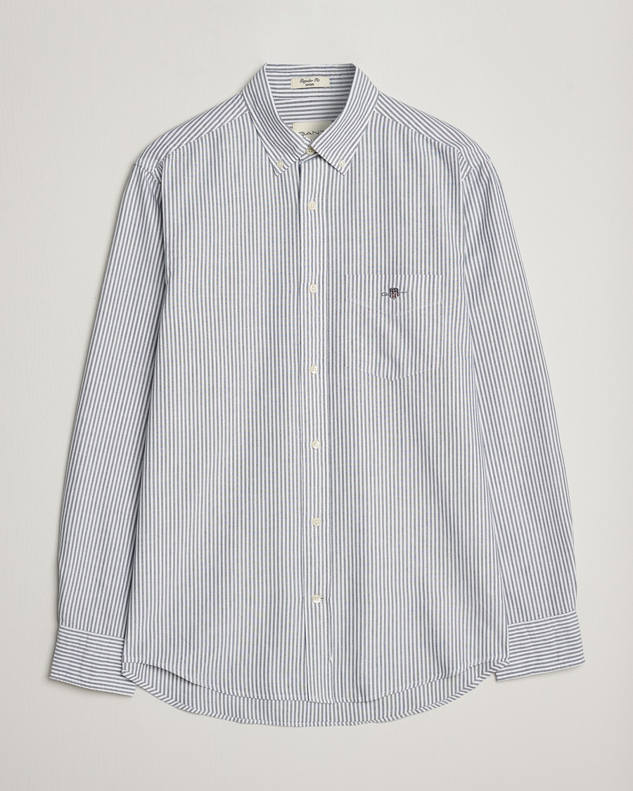 Herren | Hemden | GANT | Regular Fit Striped Oxford Shirt Persien Blue